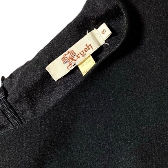 Aryeh Sleek Black Marble Button Pencil Dress Women’s size small - Picture 4 of 4